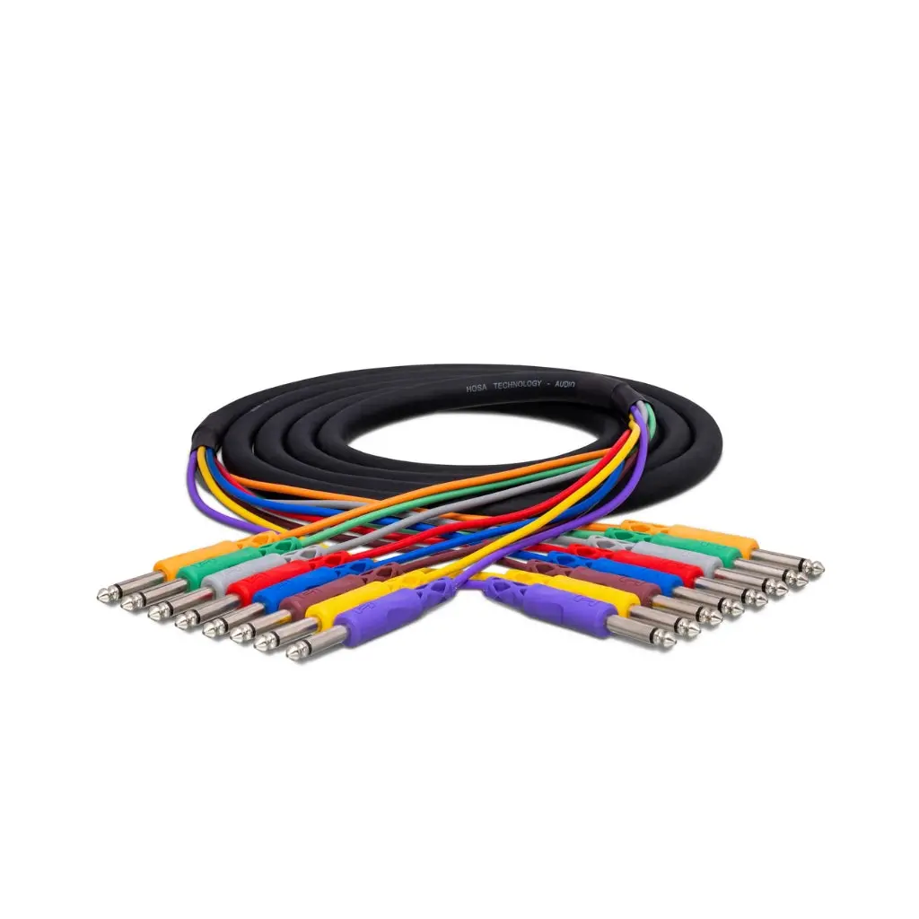Hosa Technology 1/4 In Ts To Same Unbalanced Snake Cable 1.5Ft 1