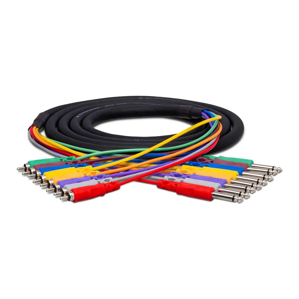 Hosa Technology Cpr802 Snake 1/4 Ts - Rca 2M 1