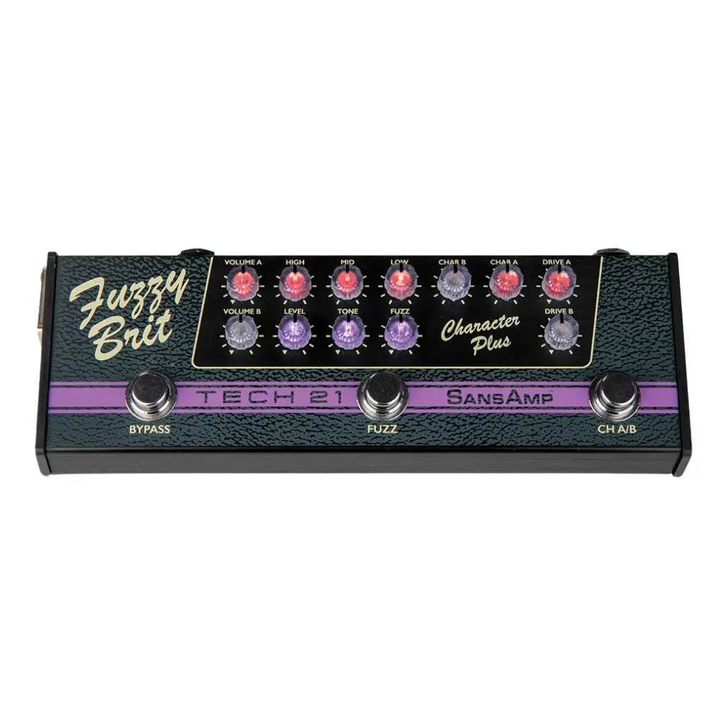 Tech 21 Character Plus Series Fuzzy Brit Pedal 1