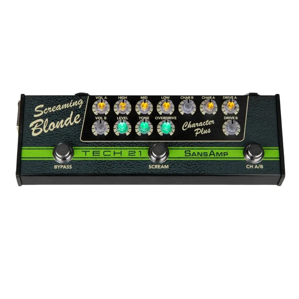 Tech 21 Character Plus Series Screaming Blonde Pedal 1