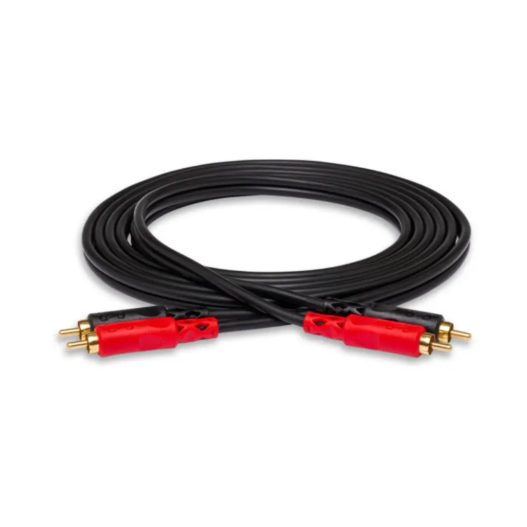Hosa Technology Dual Rca To Same Stereo Interconnect Cable 3M, Gold 1