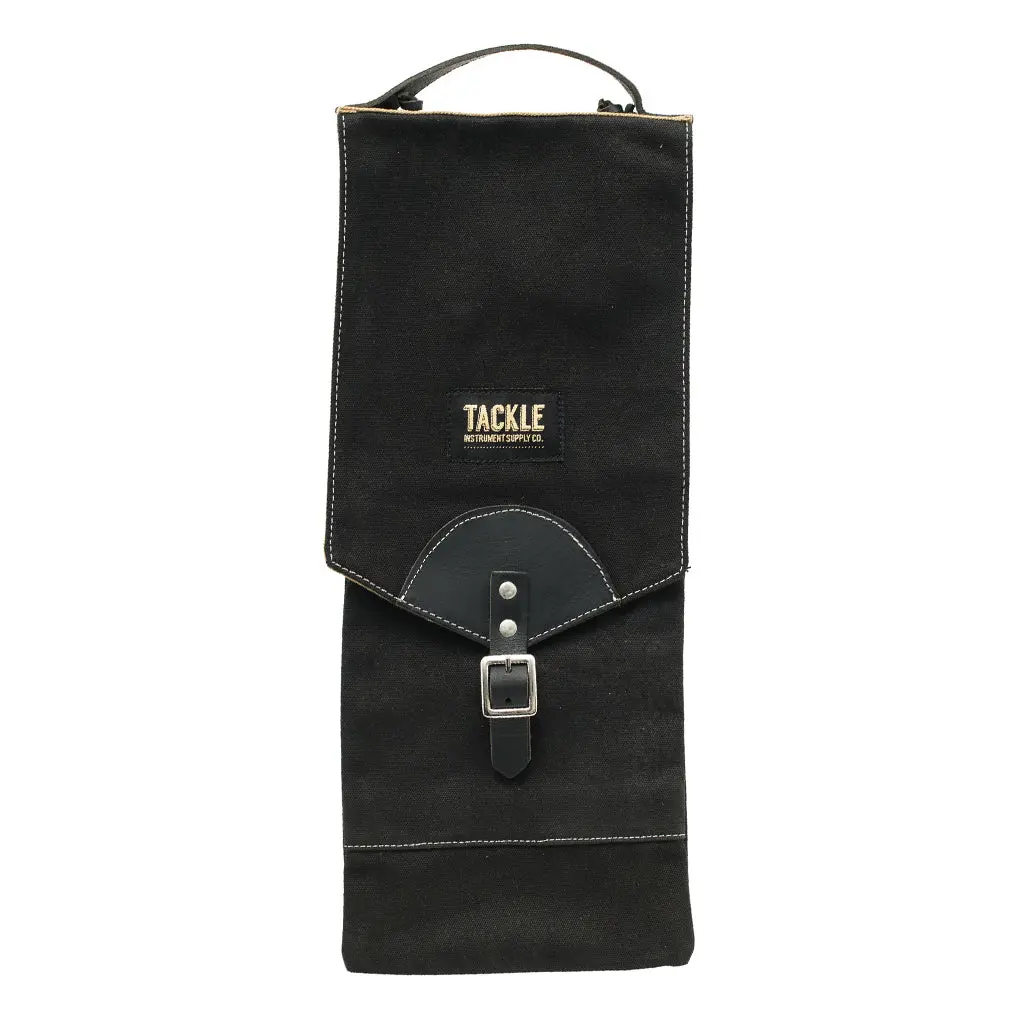 Tackle Compact Waxed Canvas Stick Bag - Black 1