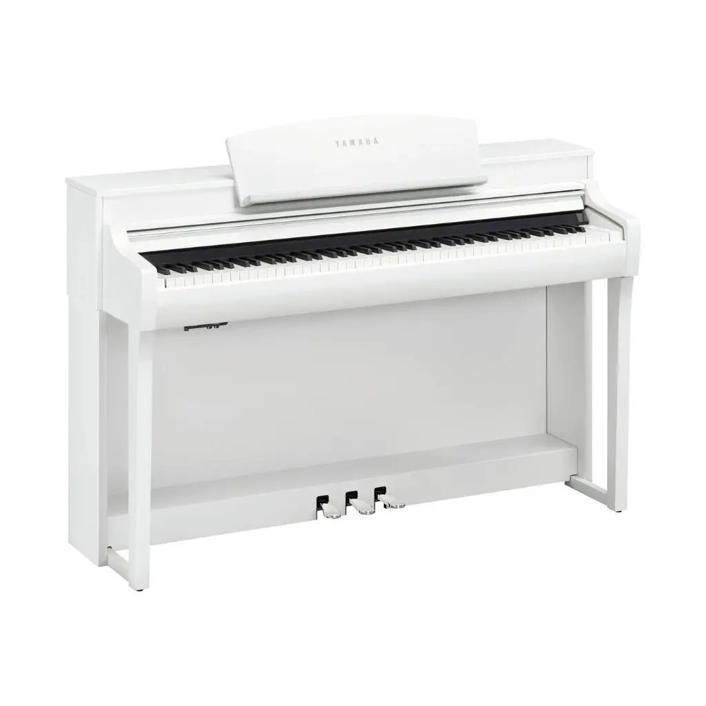 Yamaha Csp255 Smart Digital Piano With Stream Lights In White 1