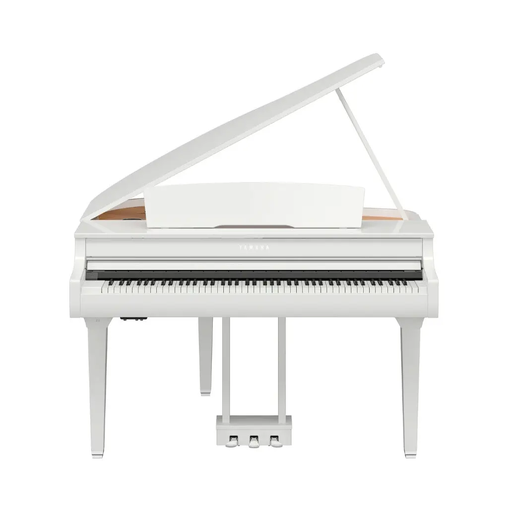Yamaha Csp295gp Smart Digital Grand Piano With Stream Lights In Polished White 2