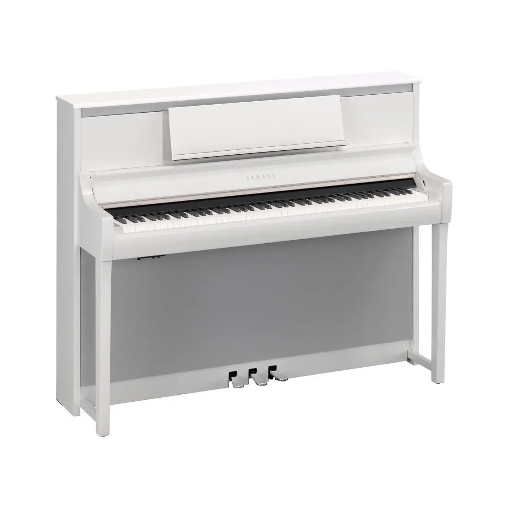 Yamaha Csp295 Smart Digital Piano With Stream Lights In Polished White 1