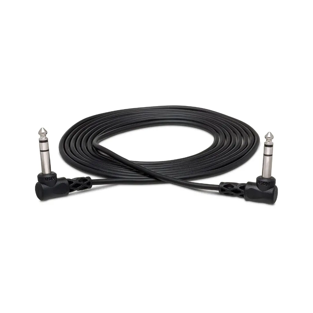 Hosa Technology Right-Angle 1/4" Trs To Same Balanced Interconnect Cable 5Ft 1
