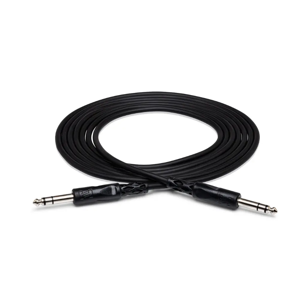 Hosa Technology 1/4 In Trs To 1/4 In Trs Balanced Interconnect Cable 15Ft 1