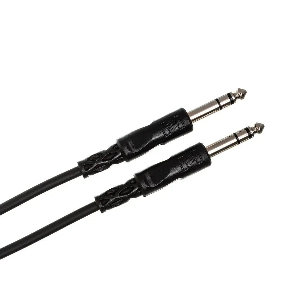 Hosa Technology 1/4 In Trs To Right-Angle 1/4 In Trs Balanced Interconnect Cable 15Ft 2