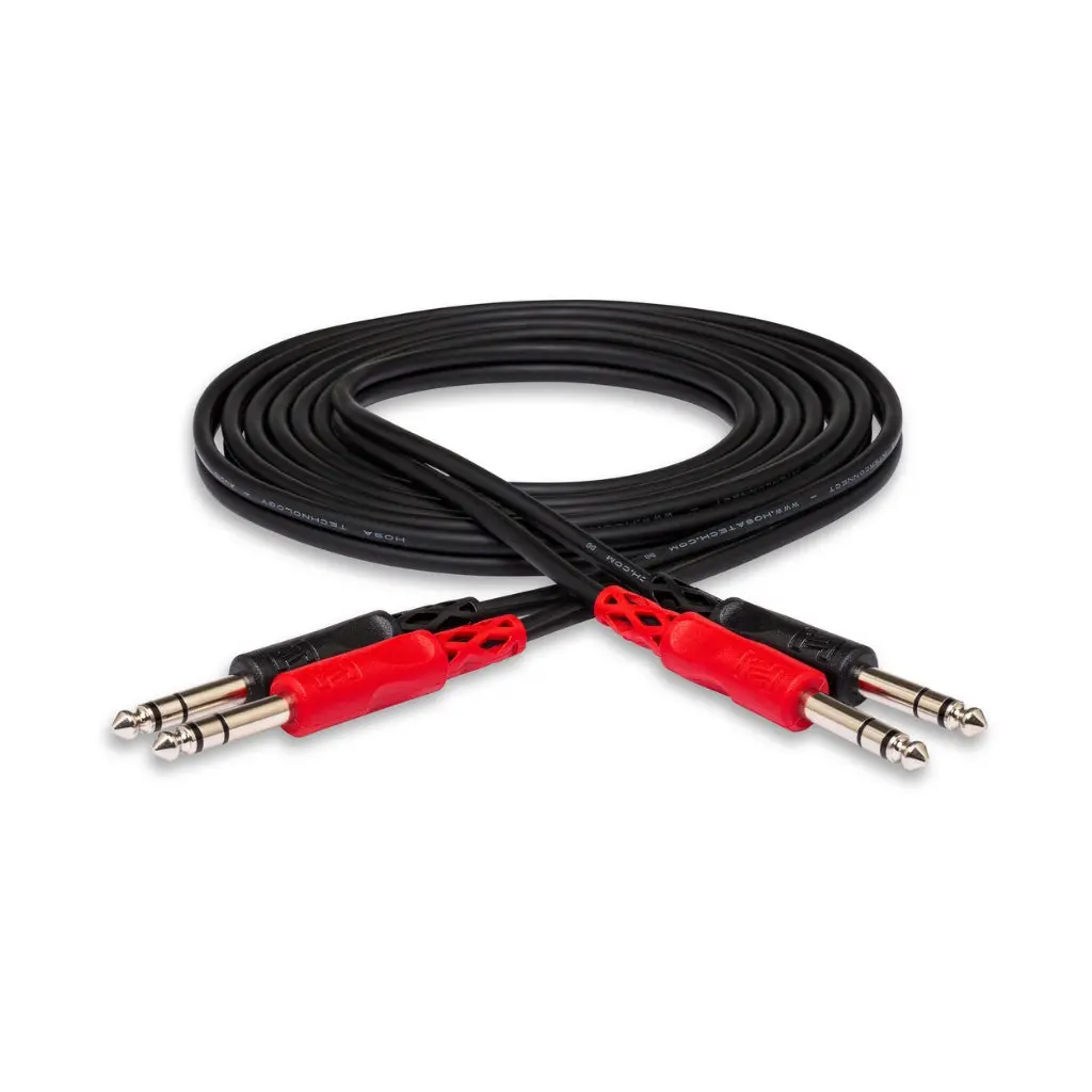 Hosa Technology Dual 1/4 In Trs To Same Stereo Interconnect Cable 4M 1