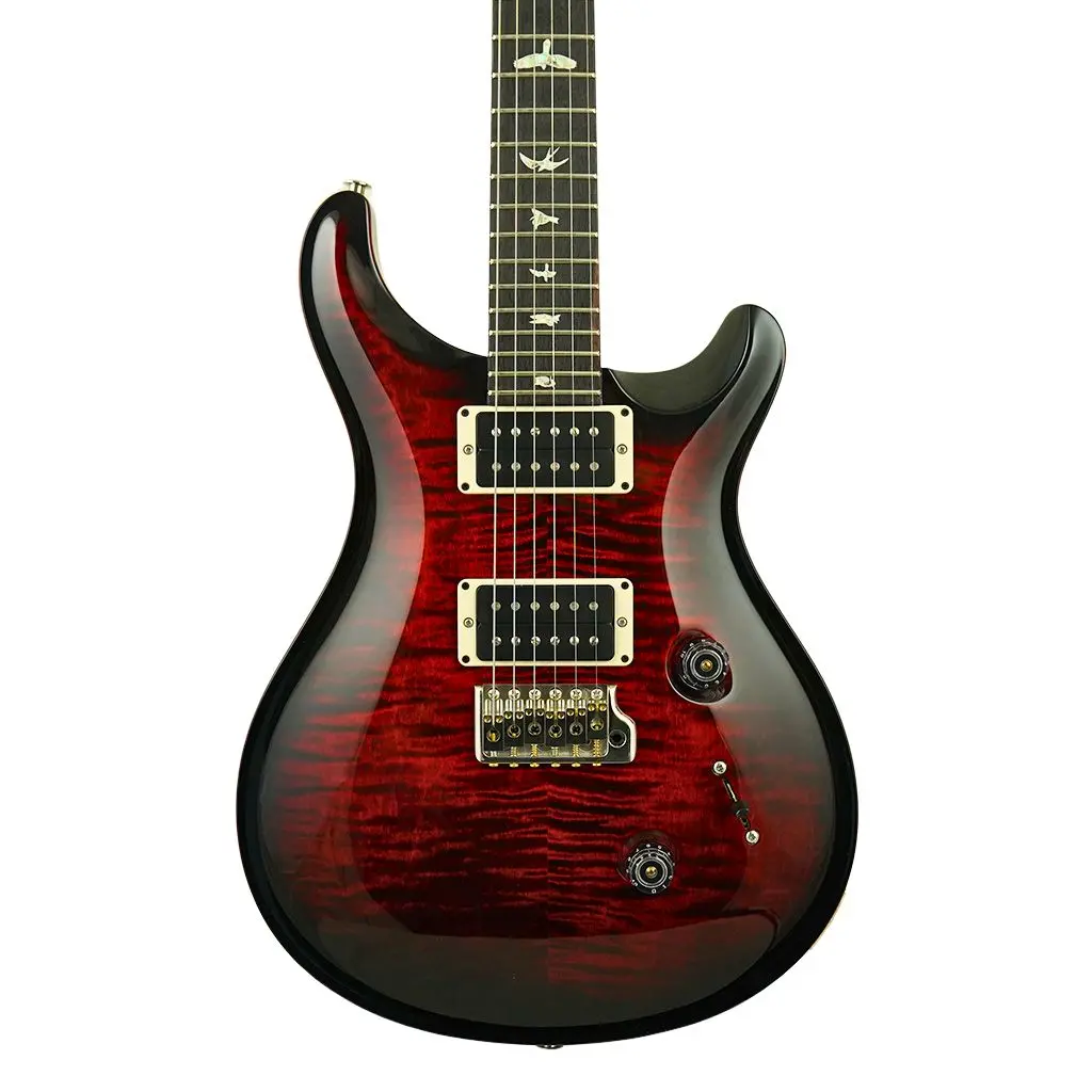 Prs Custom 24 - Fire Smokeburst - Pattern Thin Neck 1
