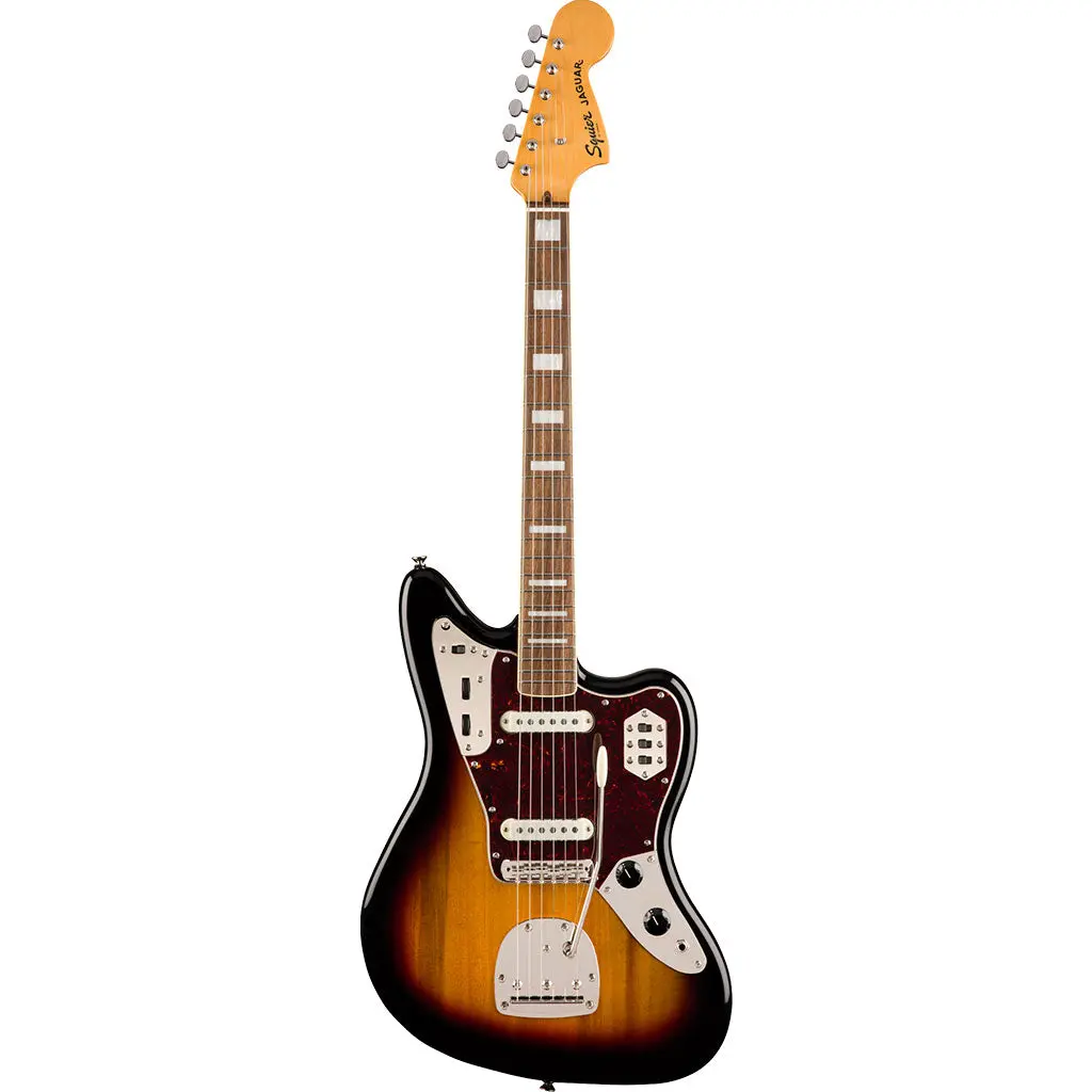 Squier Classic Vibe '70S Jaguar - 3-Colour Sunburst - Laurel 2