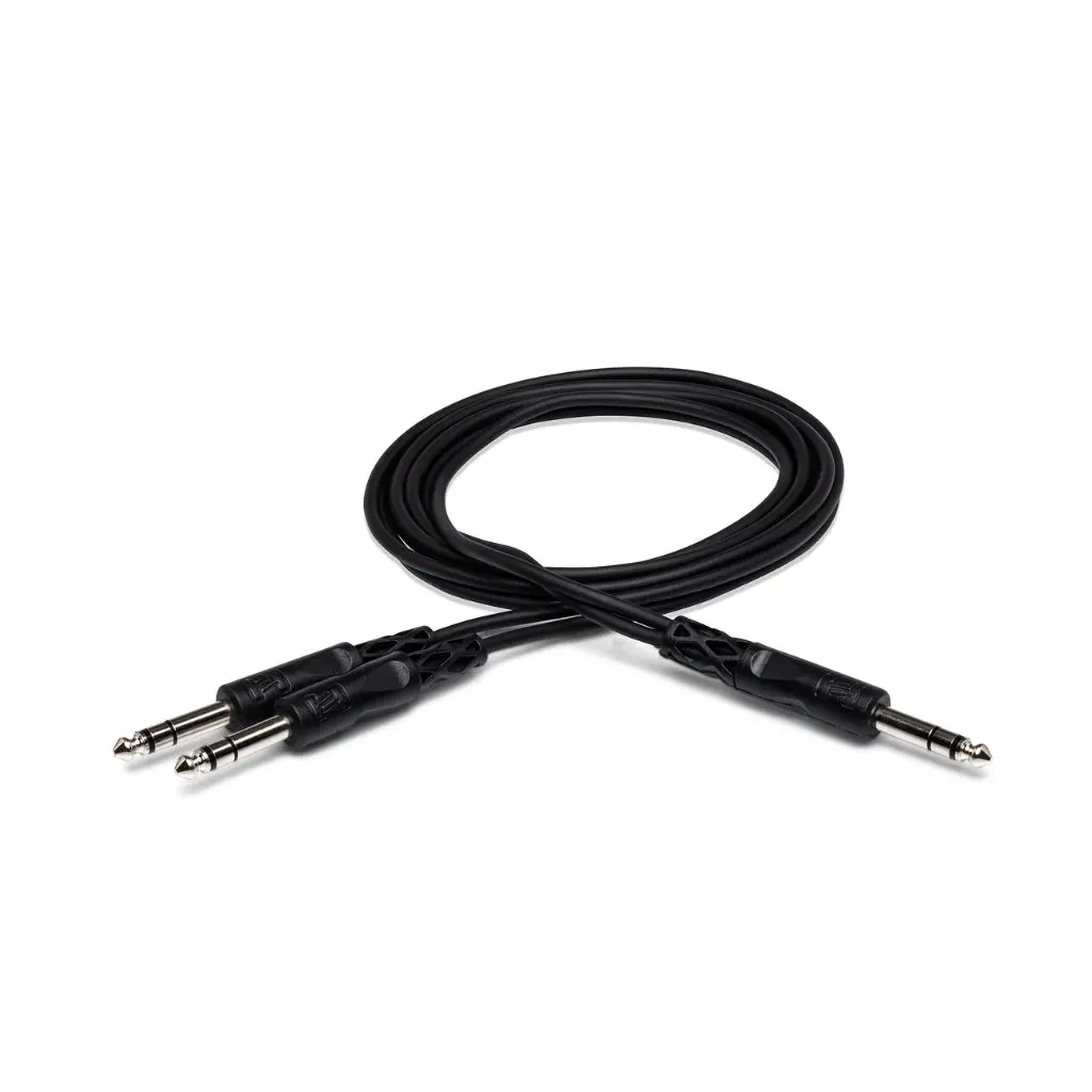 Hosa Technology 1/4 In Trs To Dual 1/4 In Trs Y Cable 3Ft 1