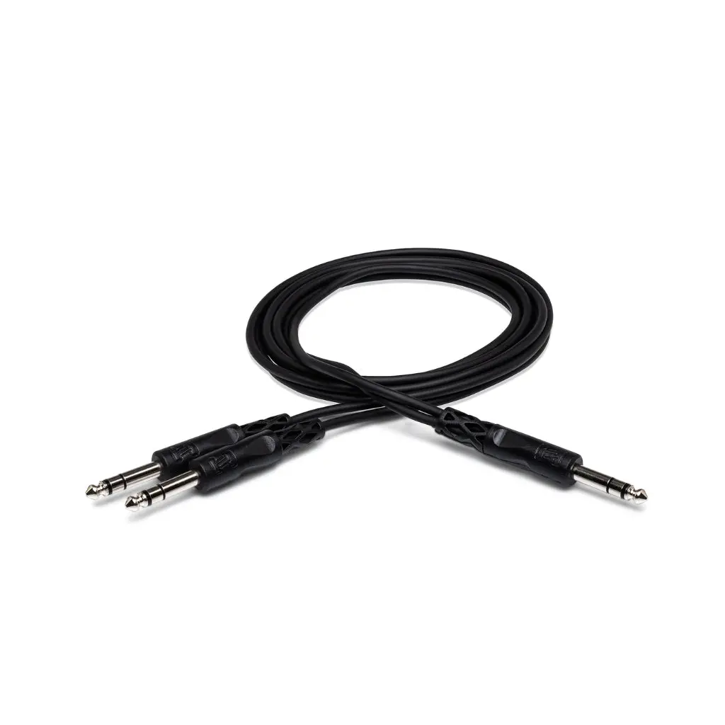 Hosa Technology 1/4 In Trs To Dual 1/4 In Trs Y Cable 5Ft 1