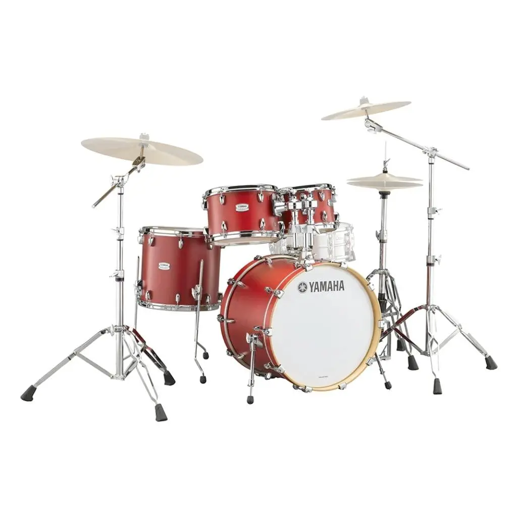 Yamaha Tour Custom Euro Drum Kit W/Hw780 Hardware Pack - Candy Apple Stain 1