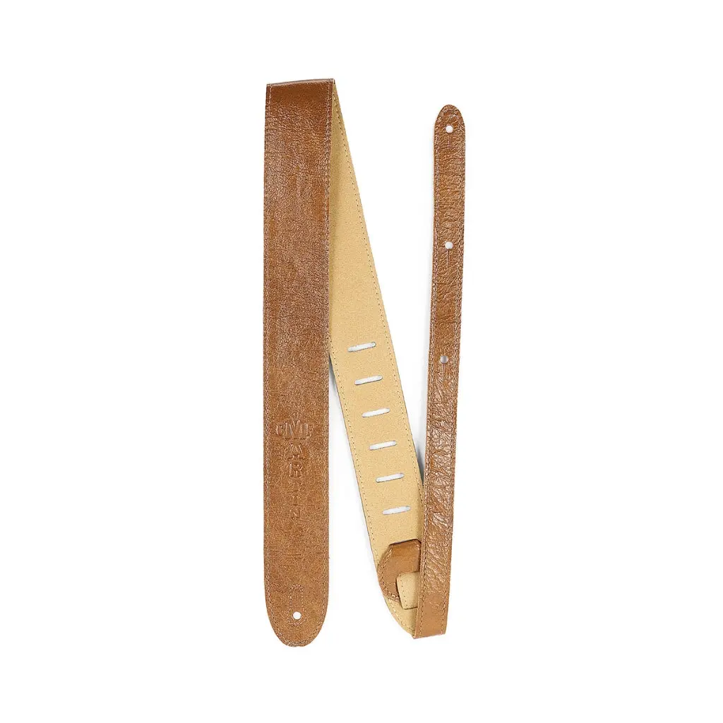 Martin Italian Leather Guitar Strap - Tan 1