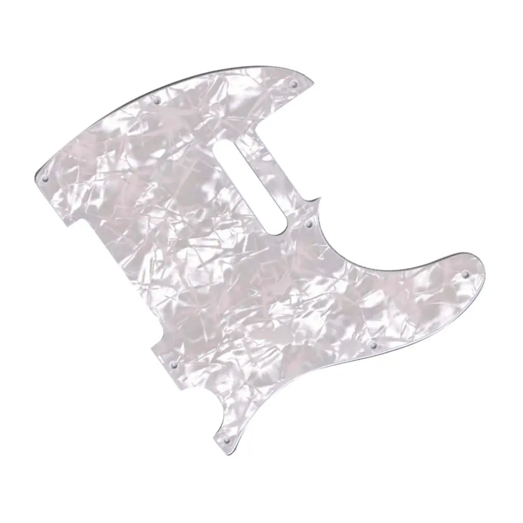 Ams Te128 White Pearl Scratchplate 1