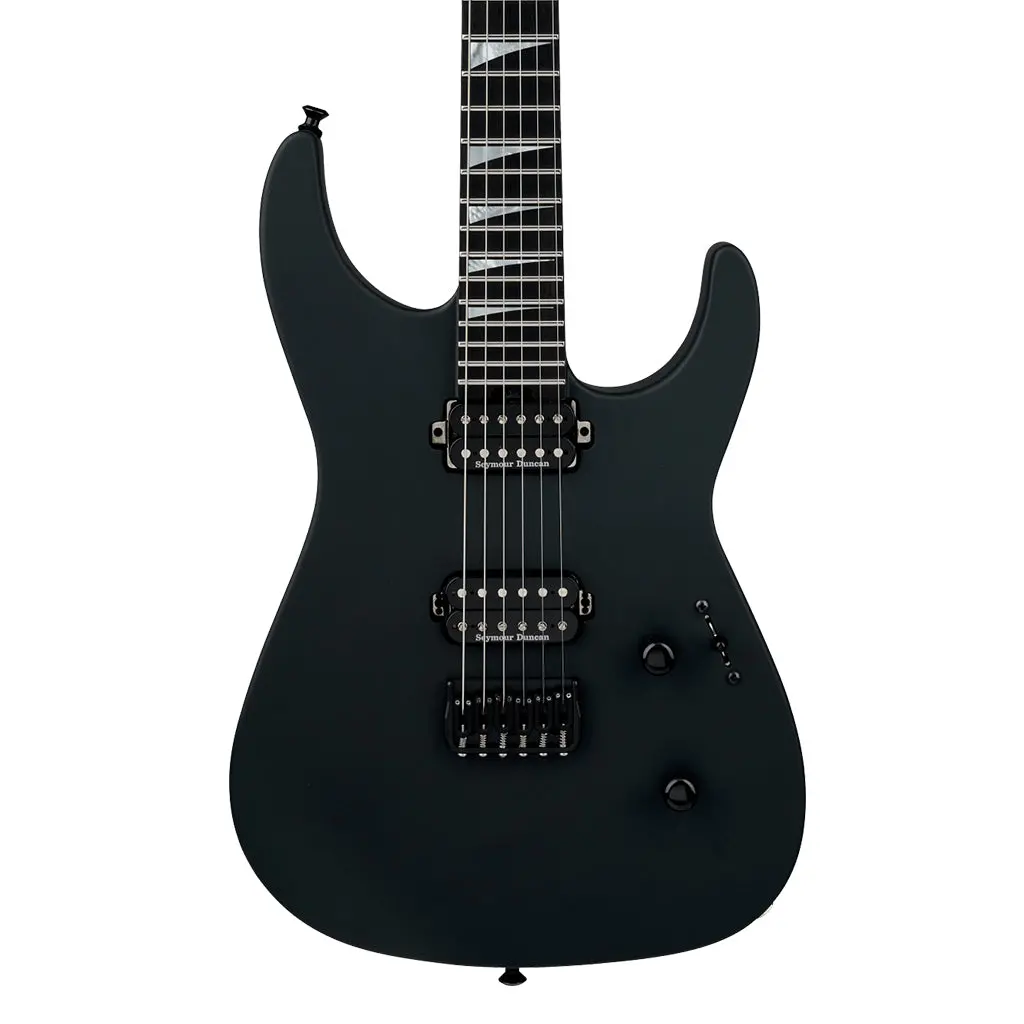 Jackson American Series Soloist Sl2 Dx Ht Electric Guitar Ebony Fingerboard Satin Black 1