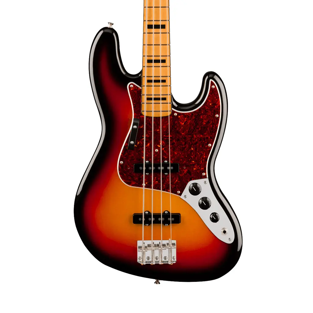 Fender Vintera Iii Early 70S Jazz Bass Maple Bass Guitar - 3-Color Sunburst 1