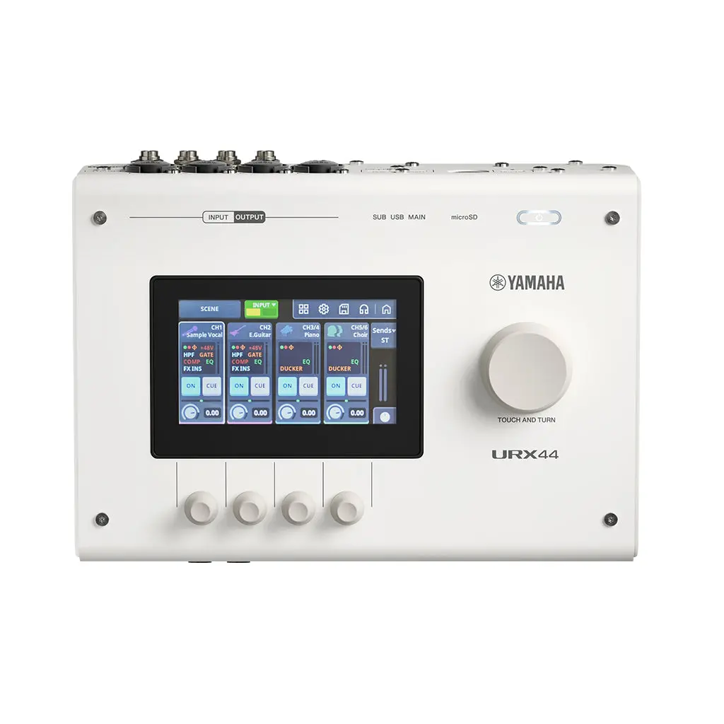 Yamaha Urx44 Compact Audio Interface 6-In/4-Out - White 1