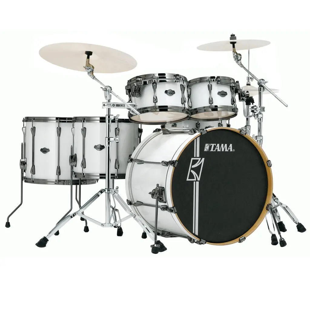 Tama Mk62hzbns Superstar Hyper Kit With Hb5w Hardware Pack - Sugar White 1