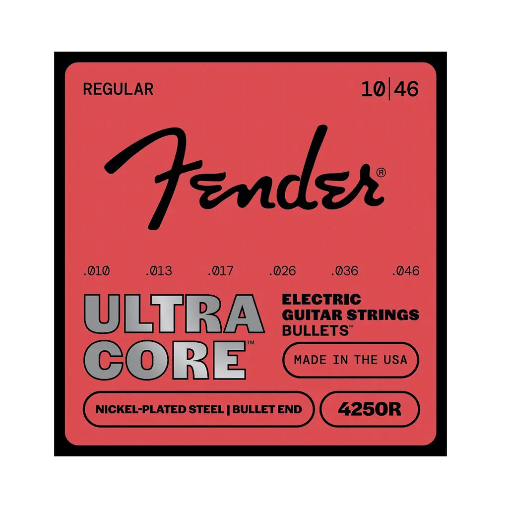 Fender Ultracore 4250R 10-046 Guitar Strings - Nickel Plated Steel Bullet End 1