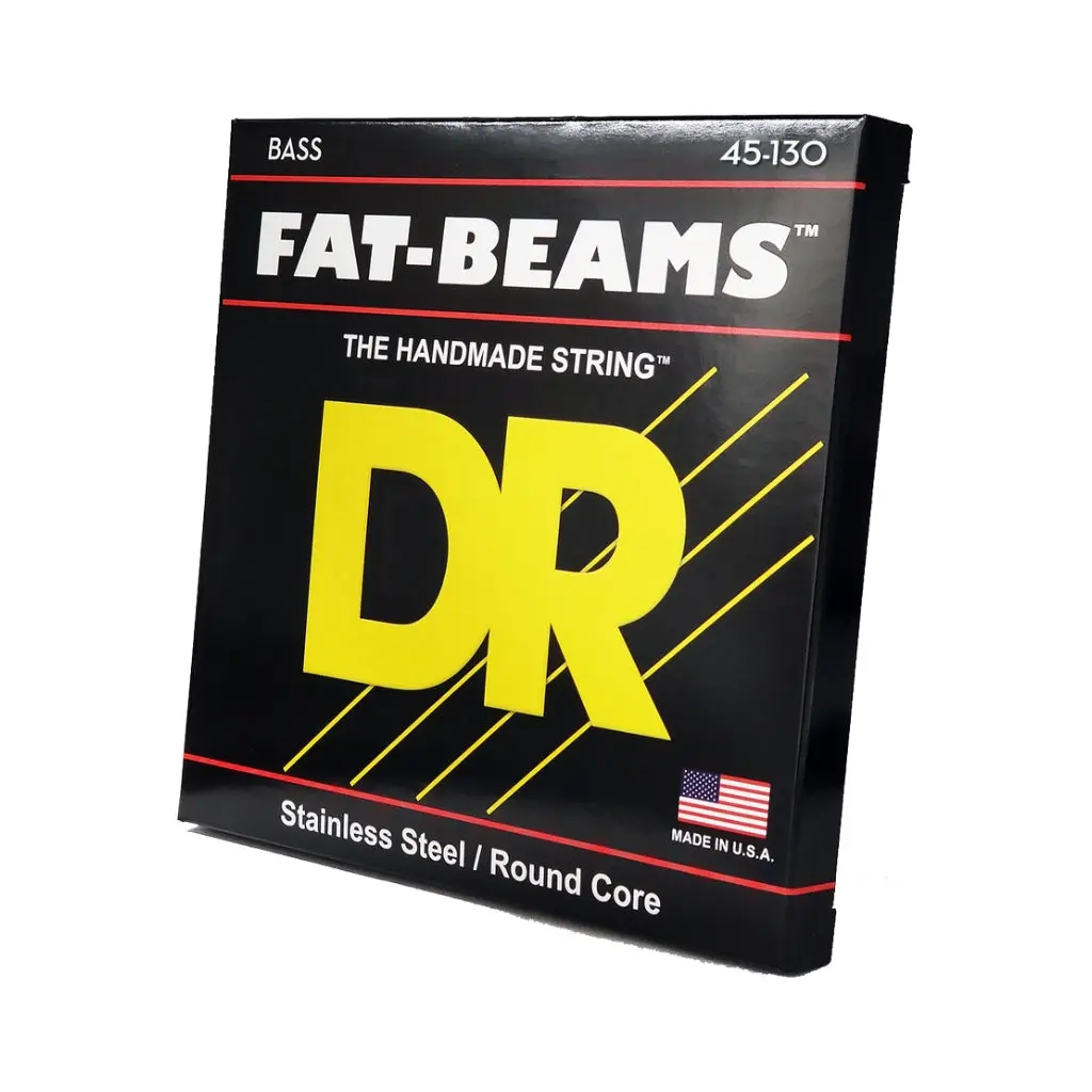 Dr Fat-Beams Stainless Steel 5-String Bass Guitar Strings - Medium To Heavy 45-130 1