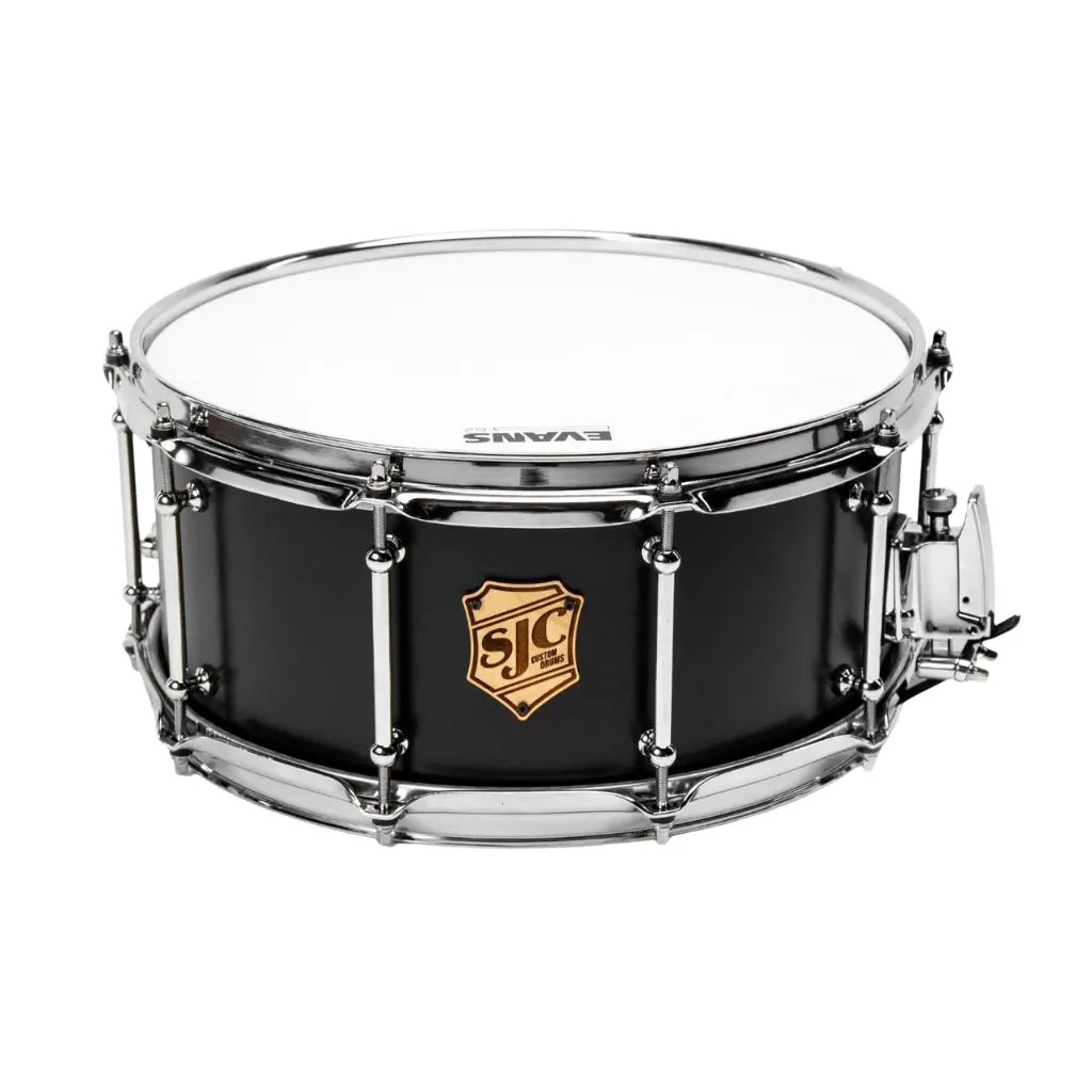 Sjc Custom Drums Tour Series Snare Drum - 6.5 X 14-Inch - Matte Black 1