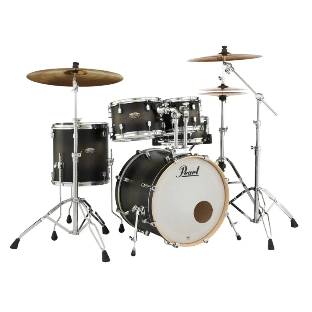 Pearl Decade Maple 5Pc 20" Fusion Increda-Bundle Drum Kit - Satin Black Burst 2