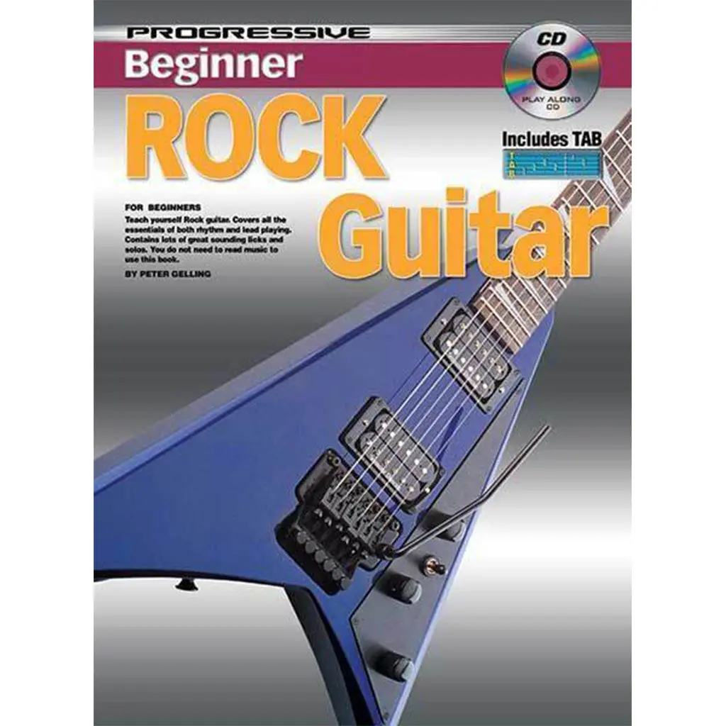 Progressive Beginner Rock Guitar Book/Cd - Book 1