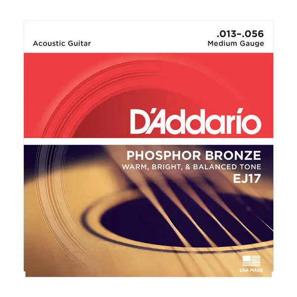 D'addario Ej17 Phosphor Bronze 13-56 1