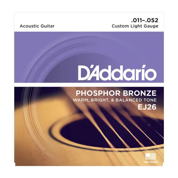 D'addario Ej26 Phosphor Bronze 11-52 1