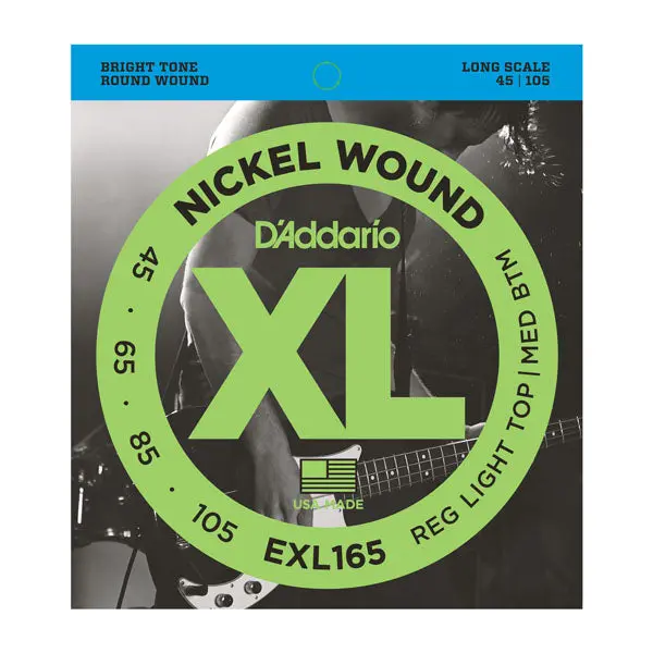 D'addario Exl165 Nickel Wound 45-105 Bass Strings 1