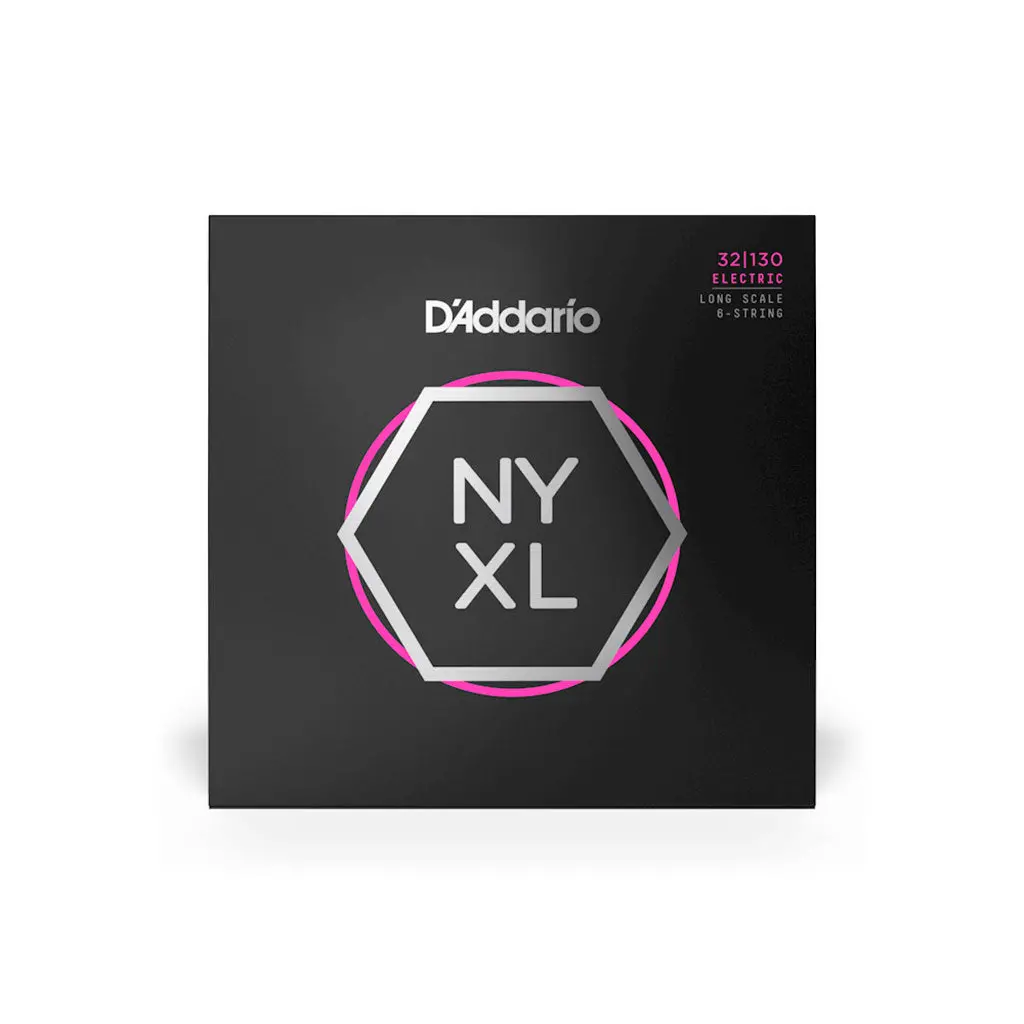 D'addario - Nyxl32130 Regular Light Long Scale 6-String Bass Strings, 32-130 1