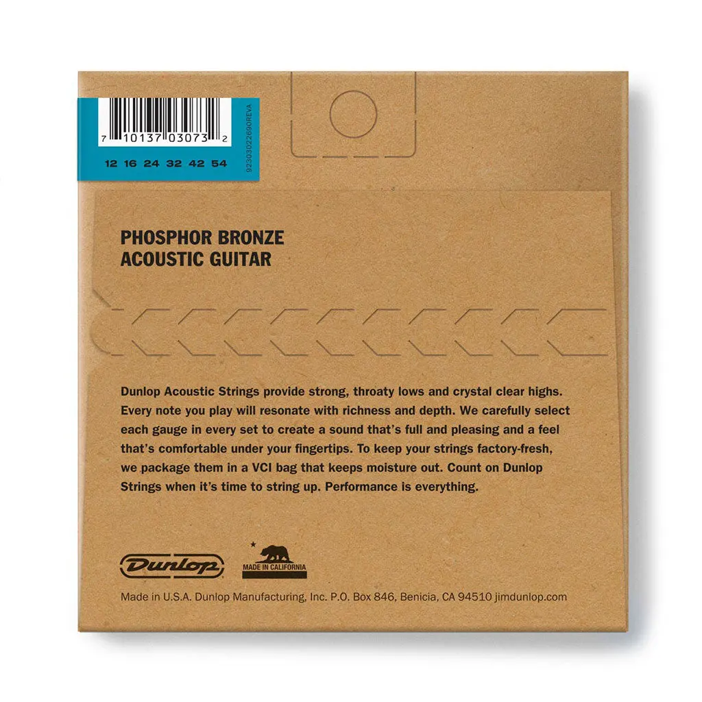 Dunlop 12-54 Phosphor Bronze - Acoustic Guitar Strings 2