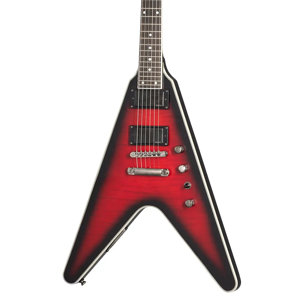 Epiphone Dave Mustaine Prophecy Flying V Red Burst 1
