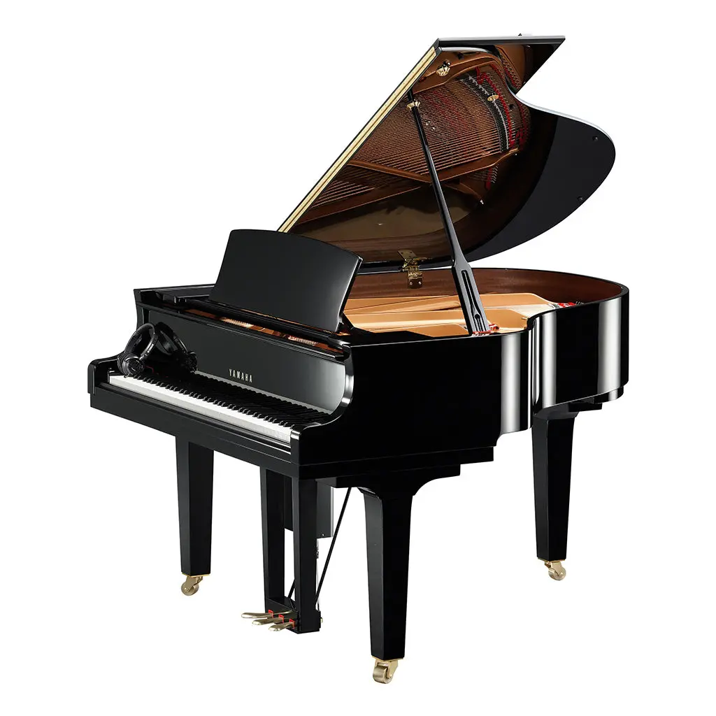 Yamaha 161Cm Professional Baby Grand Piano With Disklavier Enspire Standard System. Includes Msp3a Speakers. Polished Ebony. 1