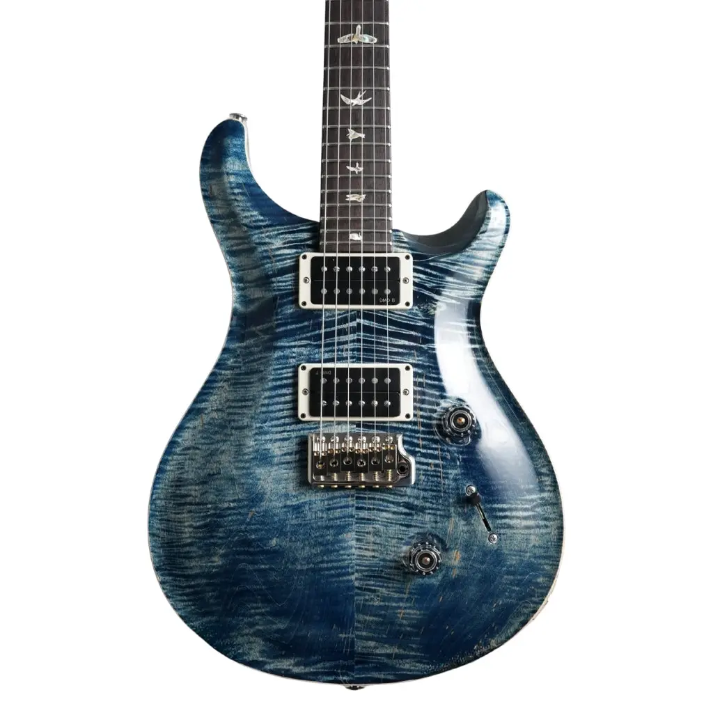 Prs Custom 24 Pattern Thin Electric Guitar - Faded Whale Blue 1