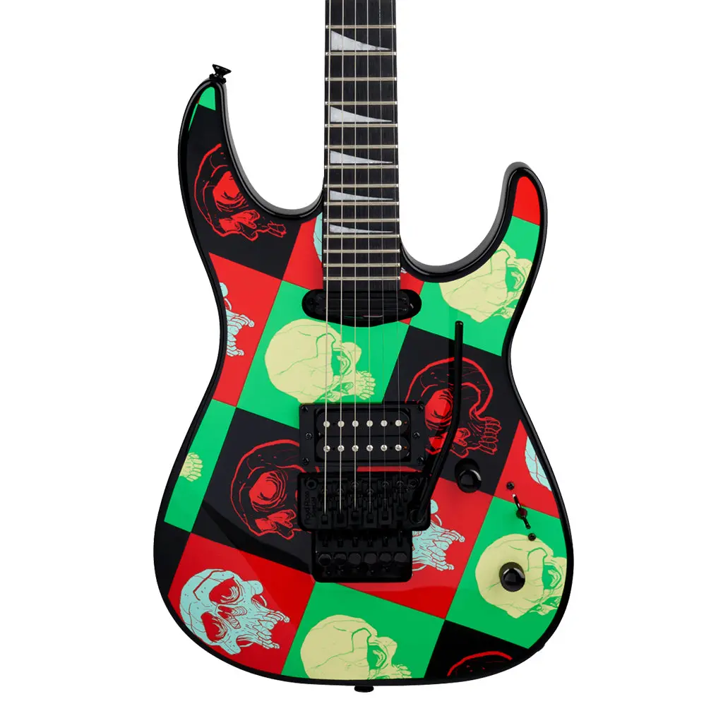 Jackson X Series Dinky Dk1a Electric Guitar Amaranth Fingerboard Warhol Graphic 1