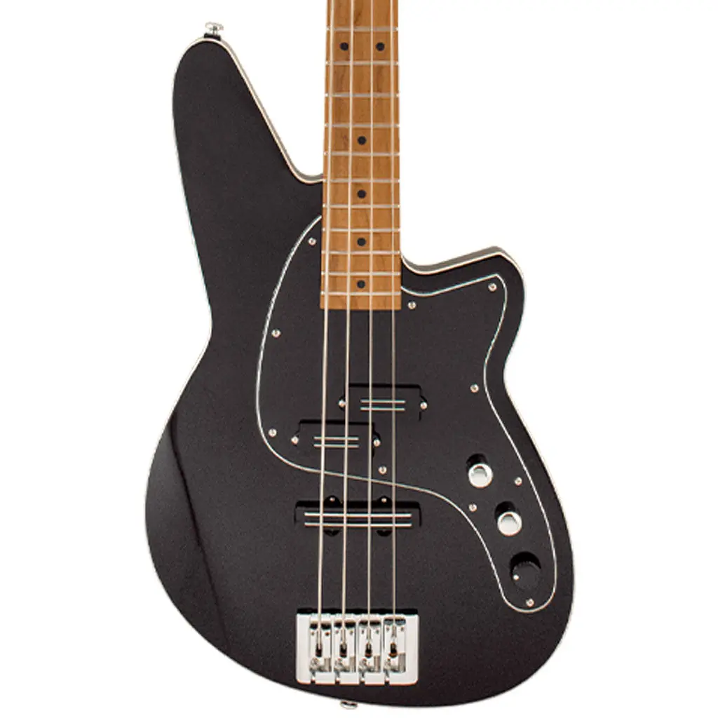 Reverend Decision P - Midnight Black - Roasted Maple 1