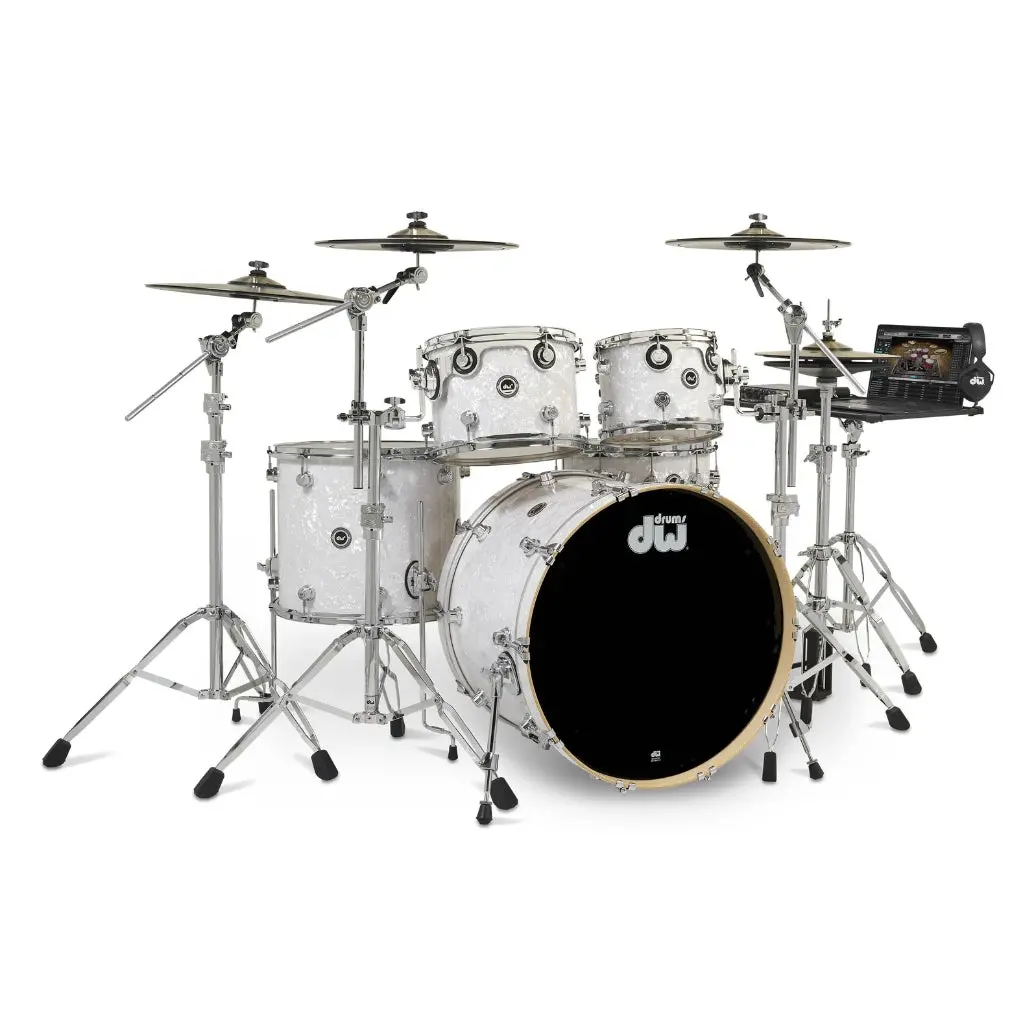 Dw Dwe 5-Piece Complete Bundle Kit - White Marine Pearl 1