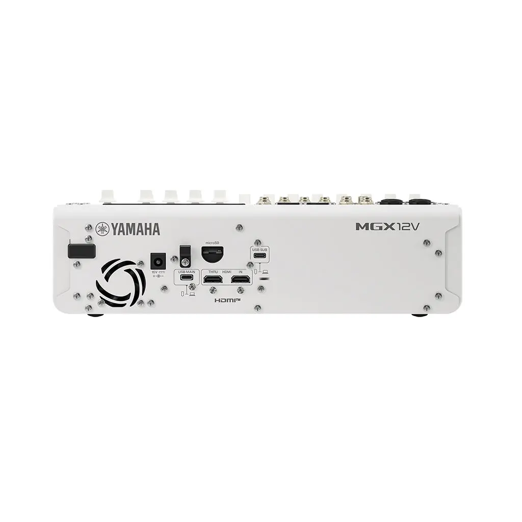 Yamaha Mgx12v Digital Mixer W/Video Interface - White 2