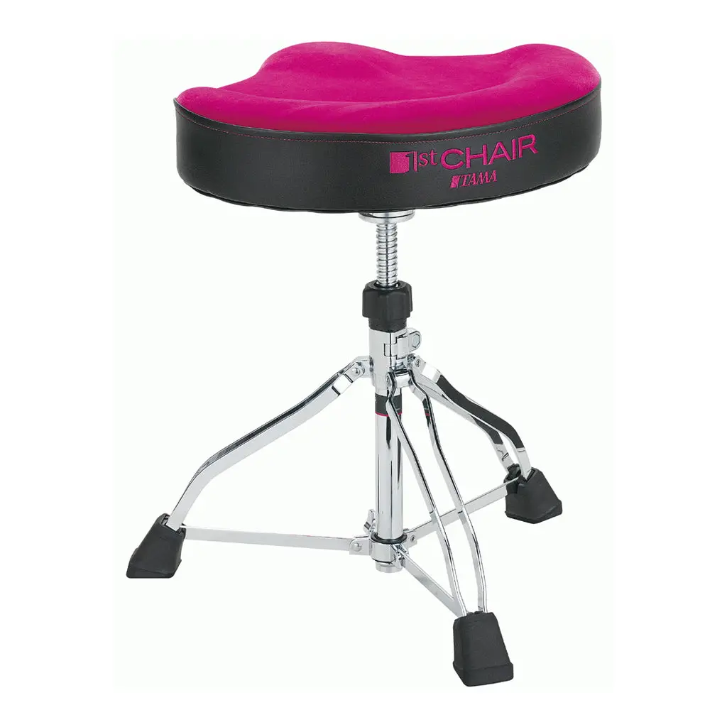 Tama Ht530 1St Chair Glide Rider With Vibrant Pink Cloth Top 1