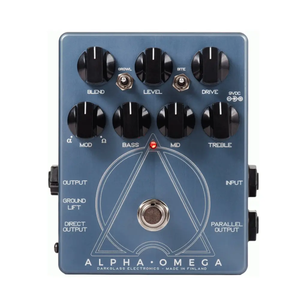 Darkglass Alpha Omega Dual Bass Preamp Di And Overdrive Pedal 1