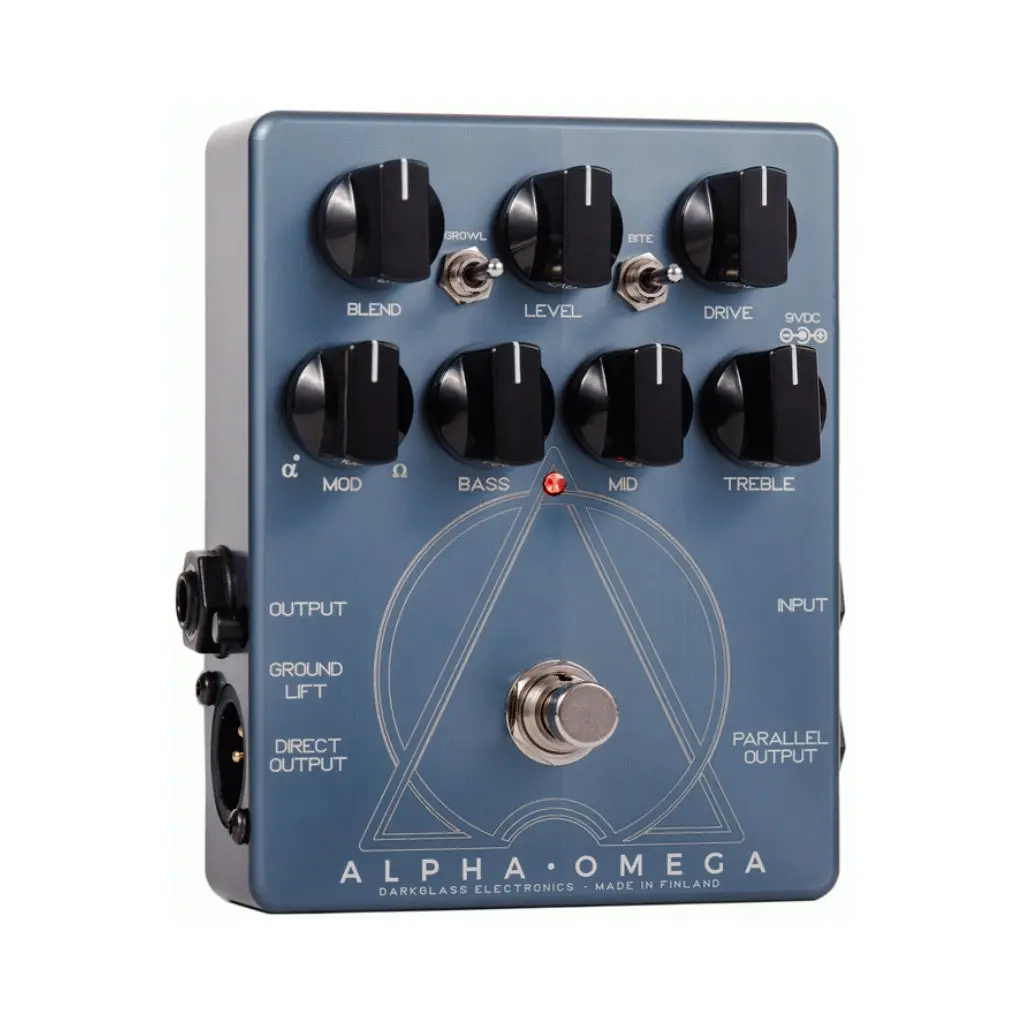 Darkglass Alpha Omega Dual Bass Preamp Di And Overdrive Pedal 2