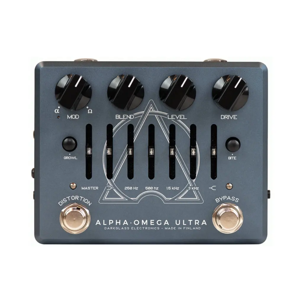 Darkglass Alpha Omega Ultra Dual Bass Preamp Od Pedal With Aux In 1
