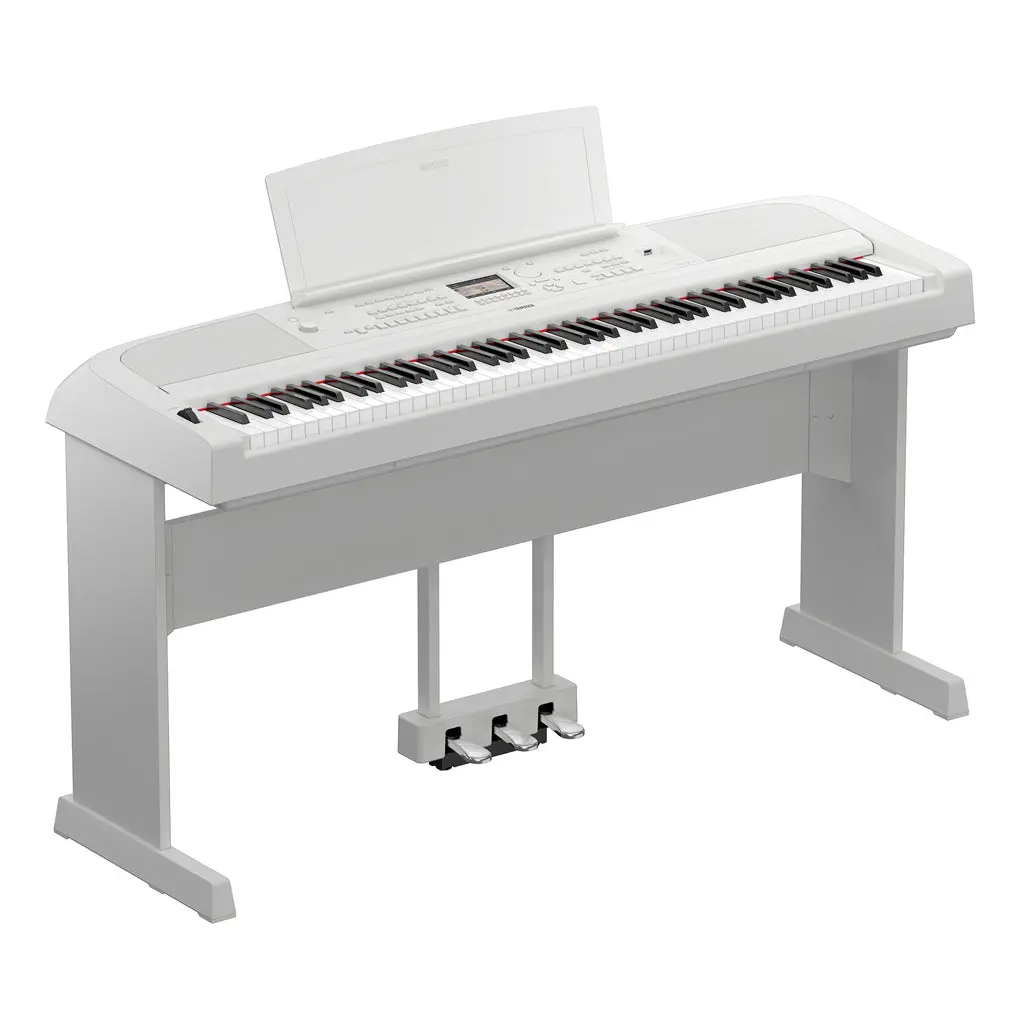 Yamaha Dgx-670Wh Portable Grand Piano Bundle 1