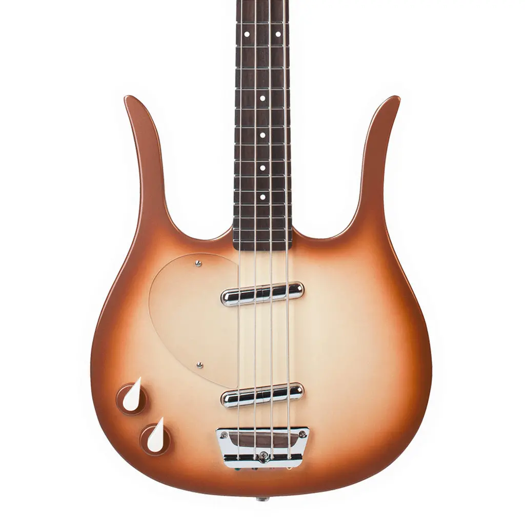 Danelectro '58 Longhorn Bass - Copper Burst - Left Handed 1