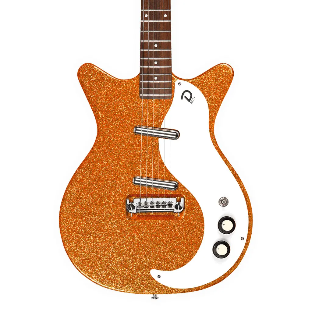 Danelectro '59M Nos+ Orange Metal Flake 1