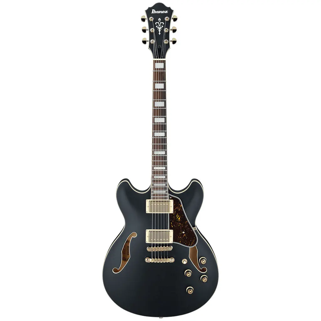 Ibanez - As73g Artcore Electric * Missing Box * - Black Flat 2