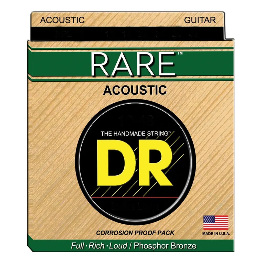 Dr Rpml-11 - Rare Phosphor Bronze 11-50 Acoustic Guitar Strings 1